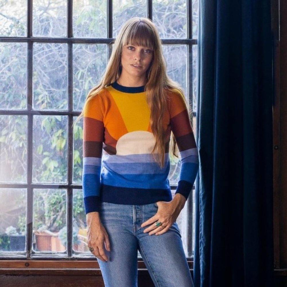 Stoned Immaculate California Dreamin Sweater Sunrise Sunset